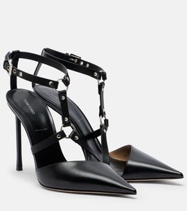 Tom Ford Tom Ford Harness leather slingback pumps