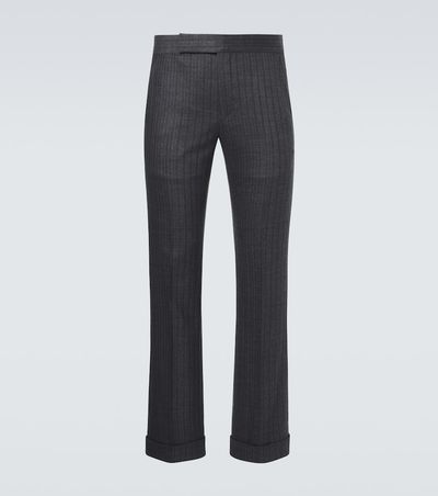 Tom Ford Tom Ford Herringbone wool straight pants