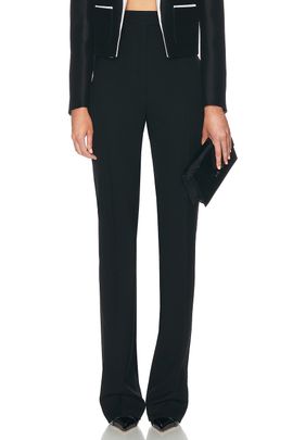 TOM FORD TOM FORD High Waist Tailored Tuxedo Straight Pant