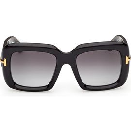 TOM FORD TOM FORD Icon 53mm Gradient Square Sunglasses