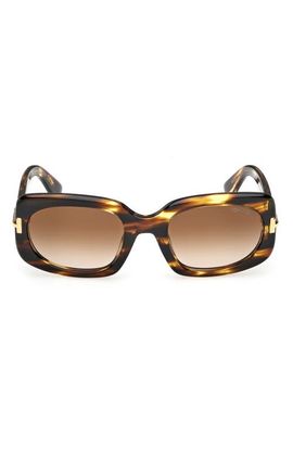 TOM FORD TOM FORD Icon 54mm Rectangle Sunglasses