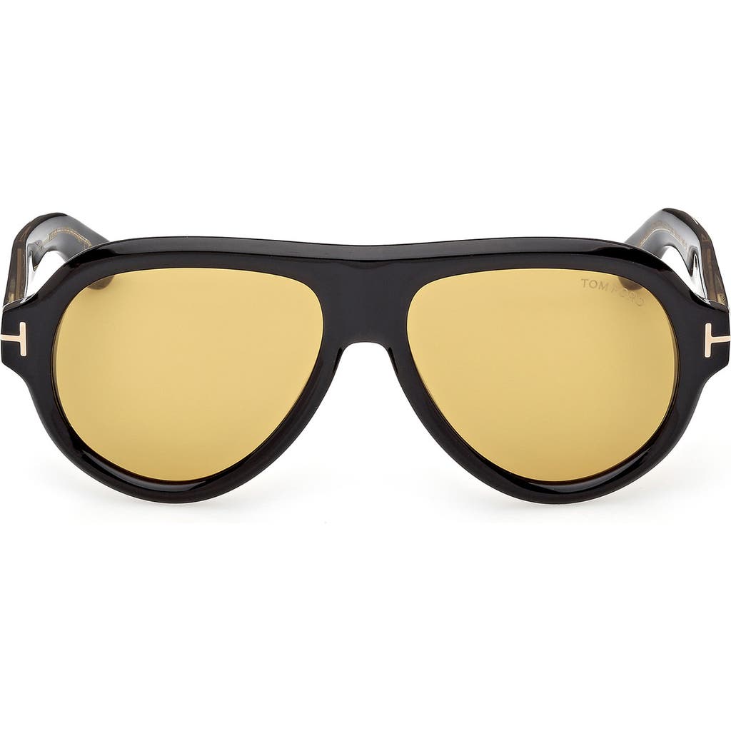 TOM FORD TOM FORD Icon 59mm Pilot Sunglasses
