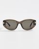 Tom Ford Tom Ford Icon Round Sunglasses Shiny Transparent Mink One - 2