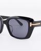 Tom Ford Tom Ford Icon Square Sunglasses Shiny Black One - 5