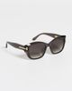 Tom Ford Tom Ford Icon Square Sunglasses Shiny Transparent Dark Grey One - 4
