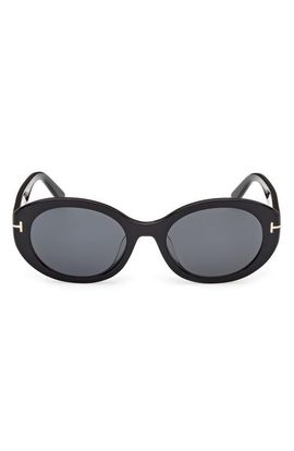 TOM FORD TOM FORD Jasmin 54mm Oval Sunglasses
