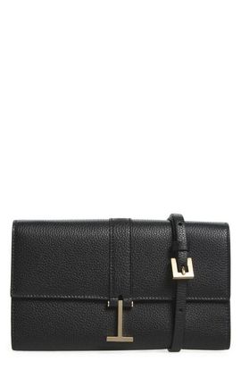 TOM FORD TOM FORD Kara Grain Leather Crossbody Wallet