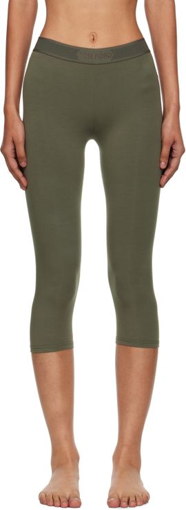 TOM FORD TOM FORD Khaki Modal Yoga Leggings