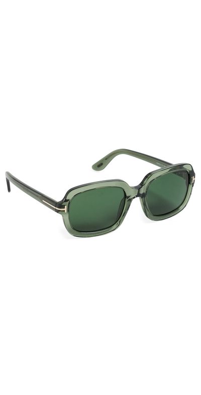 Tom Ford Tom Ford Lana 02 Sunglasses Shiny Transpartent Sage Green One