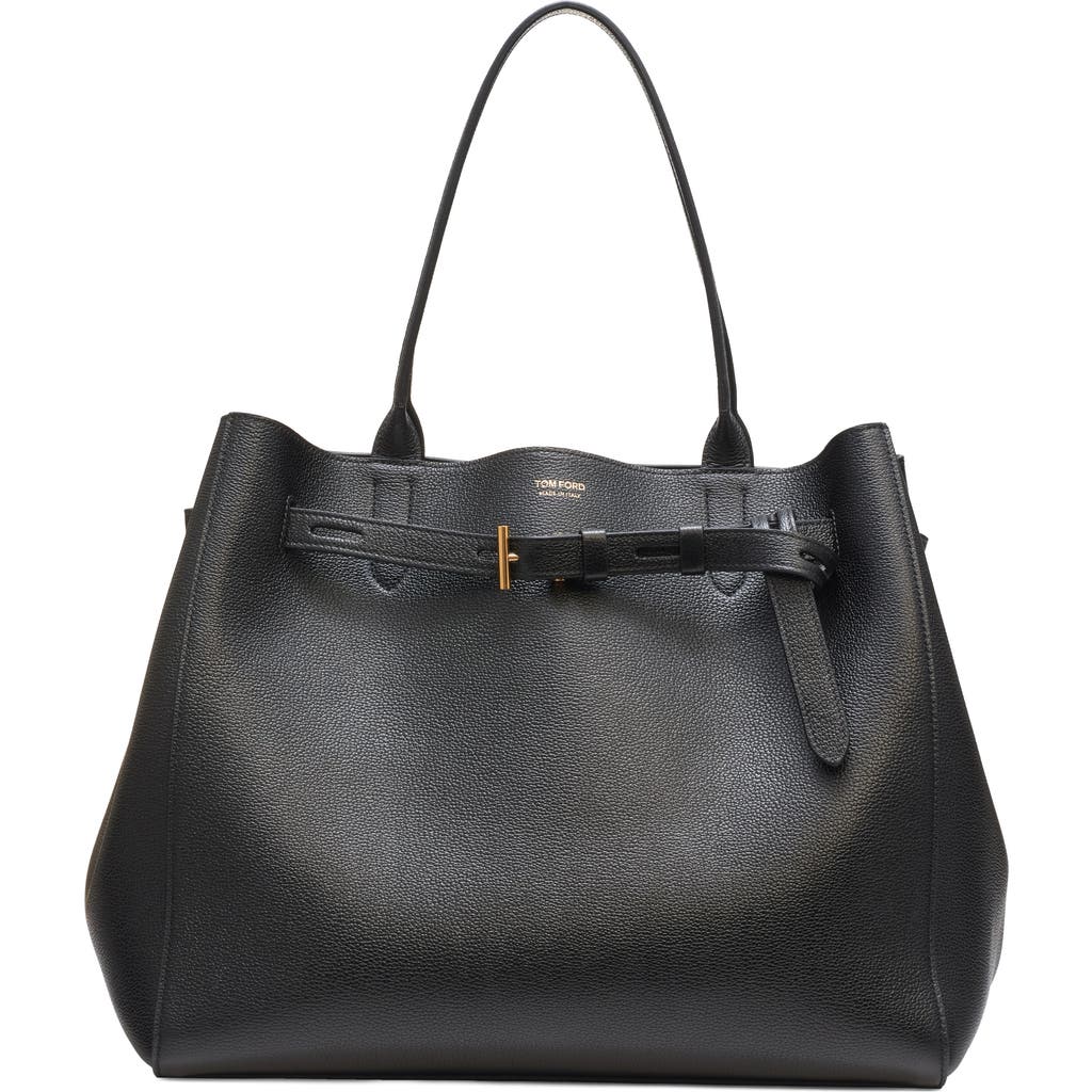 TOM FORD TOM FORD Large Audrey Grained Leather Tote
