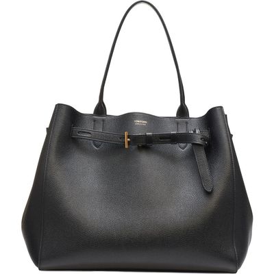 TOM FORD TOM FORD Large Audrey Grained Leather Tote