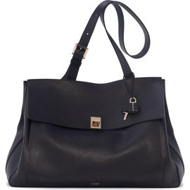 TOM FORD TOM FORD Large Besace Leather Messenger Bag