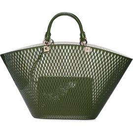 TOM FORD TOM FORD Large Panier Cutout Patent Leather Tote