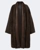 Tom Ford Tom Ford Leather-trimmed reversible cashmere coat - 1