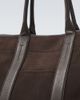 Tom Ford Tom Ford Leather-trimmed suede tote bag - 6
