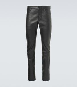 Tom Ford Tom Ford Leather slim pants