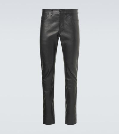Tom Ford Tom Ford Leather slim pants