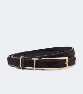 Tom Ford Tom Ford Leopard-print calf hair belt