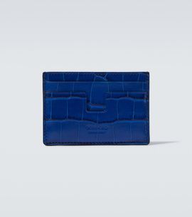 Tom Ford Tom Ford Leopard-print leather card holder