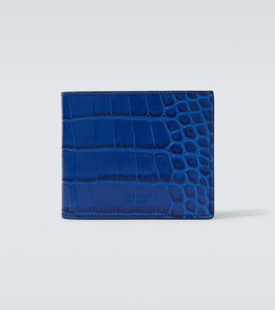 Tom Ford Tom Ford Leopard-print leather wallet