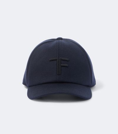 Tom Ford Tom Ford Logo cashmere baseball cap