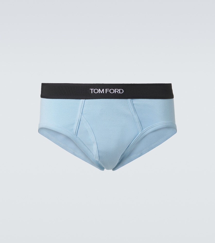 Tom Ford Tom Ford Logo cotton-blend briefs