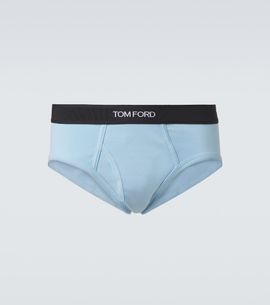 Tom Ford Tom Ford Logo cotton-blend briefs