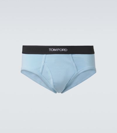 Tom Ford Tom Ford Logo cotton-blend briefs