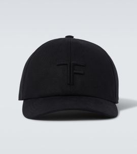 Tom Ford Tom Ford Logo embroidered cotton baseball cap