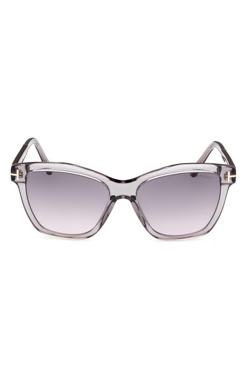 TOM FORD TOM FORD Lucia 54mm Gradient Square Sunglasses