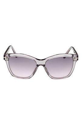 TOM FORD TOM FORD Lucia 54mm Gradient Square Sunglasses