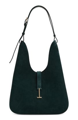 TOM FORD TOM FORD Medium Kara Smooth Suede Hobo Bag