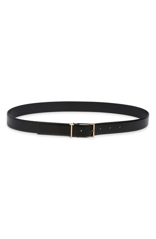 TOM FORD TOM FORD Metal T Smooth Leather Belt
