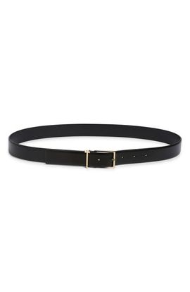 TOM FORD TOM FORD Metal T Smooth Leather Belt