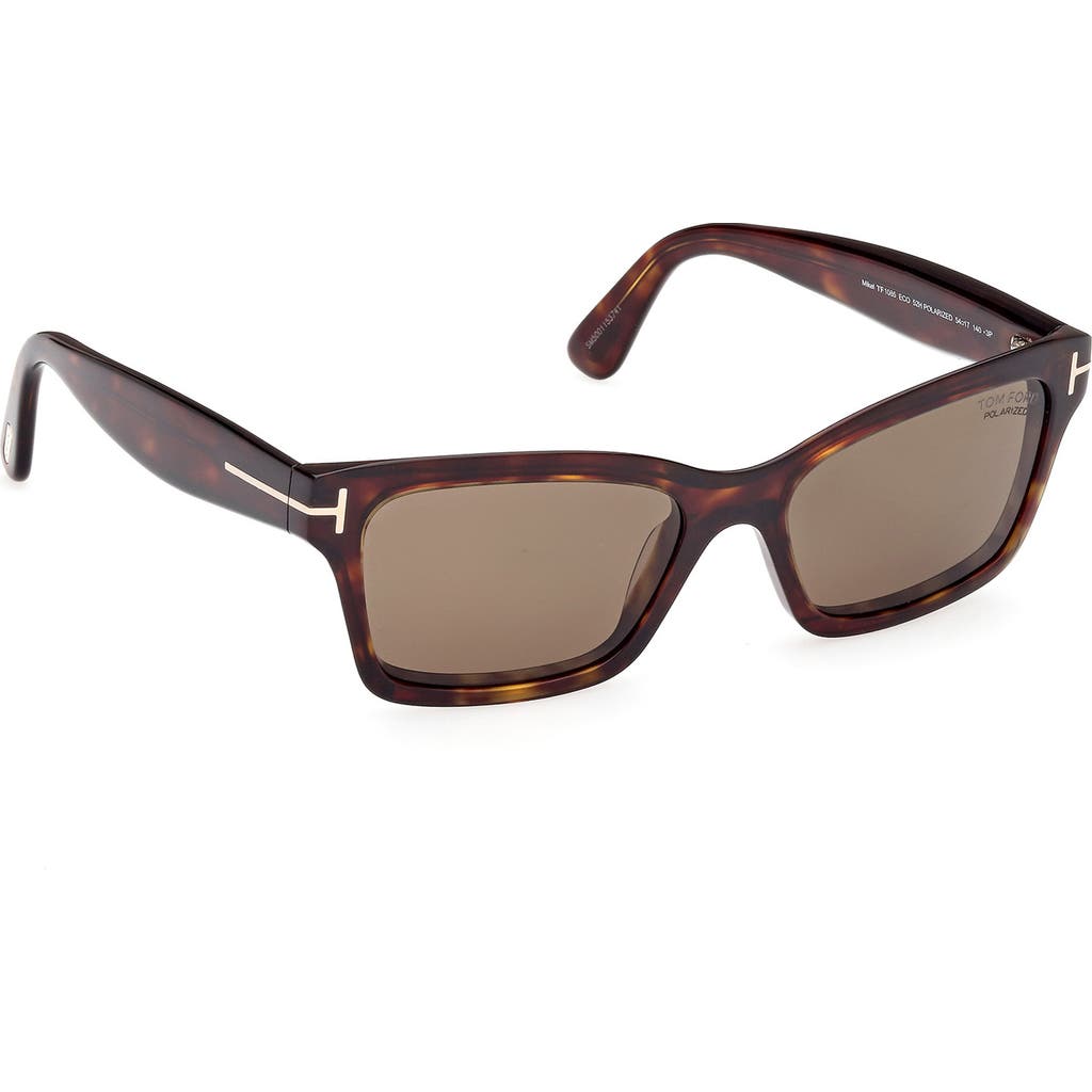 TOM FORD TOM FORD Mikel 54mm Polarized Square Sunglasses