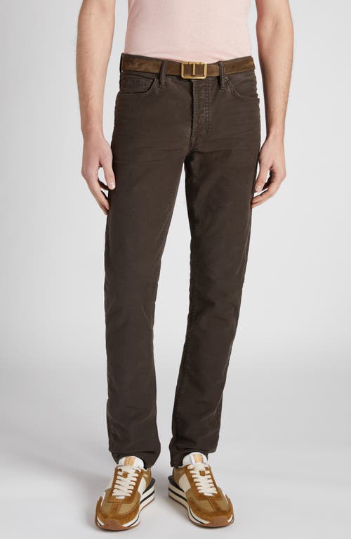 TOM FORD TOM FORD Moleskin Slim Fit Five-Pocket Pants