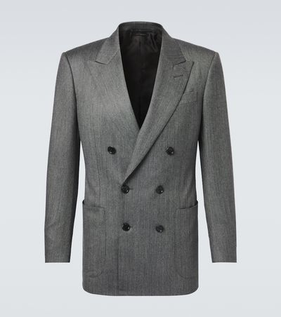 Tom Ford Tom Ford Mouliné wool twill blazer