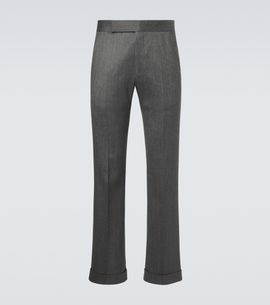 Tom Ford Tom Ford Mouliné wool twill straight pants