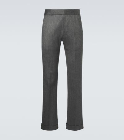 Tom Ford Tom Ford Mouliné wool twill straight pants