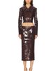 TOM FORD TOM FORD Nappa Pencil Skirt - 5