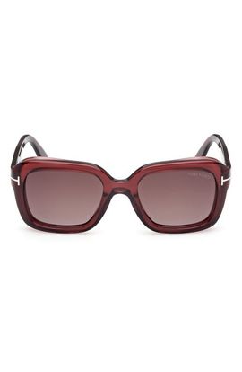 TOM FORD TOM FORD Natalia 52mm Square Sunglasses