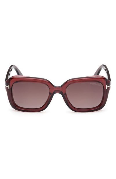 TOM FORD TOM FORD Natalia 52mm Square Sunglasses