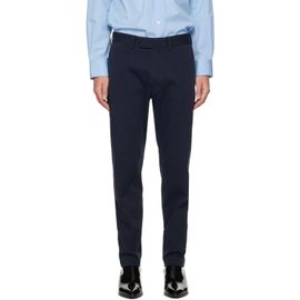 TOM FORD TOM FORD Navy Stretch Cotton Twill Trousers