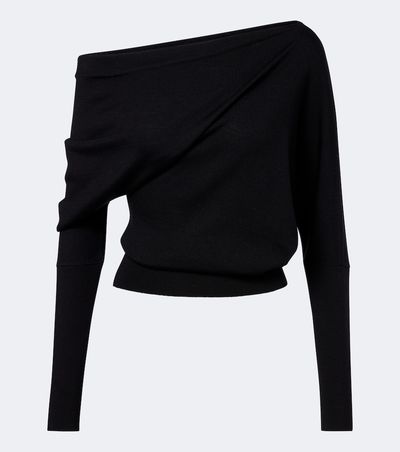 Tom Ford Tom Ford Off-shoulder wool and silk sweater