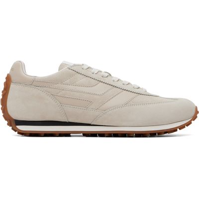 TOM FORD TOM FORD Off-White Suede Mick Sneakers