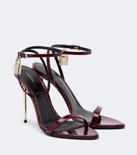 Tom Ford Tom Ford Padlock patent leather sandals
