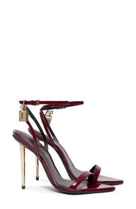 TOM FORD TOM FORD Padlock Pointy Toe Ankle Strap Sandal