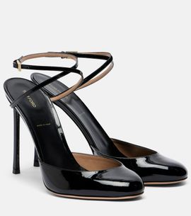 Tom Ford Tom Ford Patent leather slingback pumps
