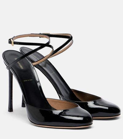 Tom Ford Tom Ford Patent leather slingback pumps