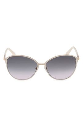 TOM FORD TOM FORD Penelope 59mm Gradient Round Sunglasses